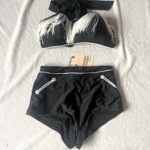 Women's Western Two Piece Swim Suit